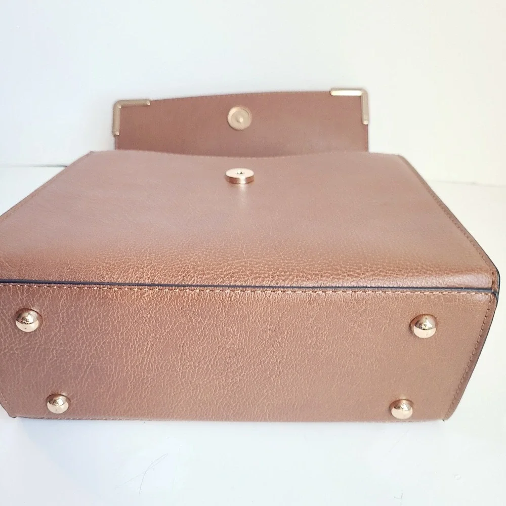 DUNE London Womens Satchel Monogram Bag Colorblock Convertible‎ Crossbody NWOT